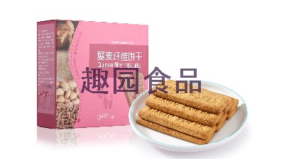 趣园食品-风靡食品界的麦麸饼干来啦